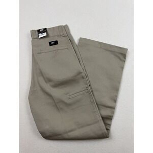 OSO Brand Men's Work Pants 30x29 Double Knee Cell Pocket Beige NWT Durable 7017L